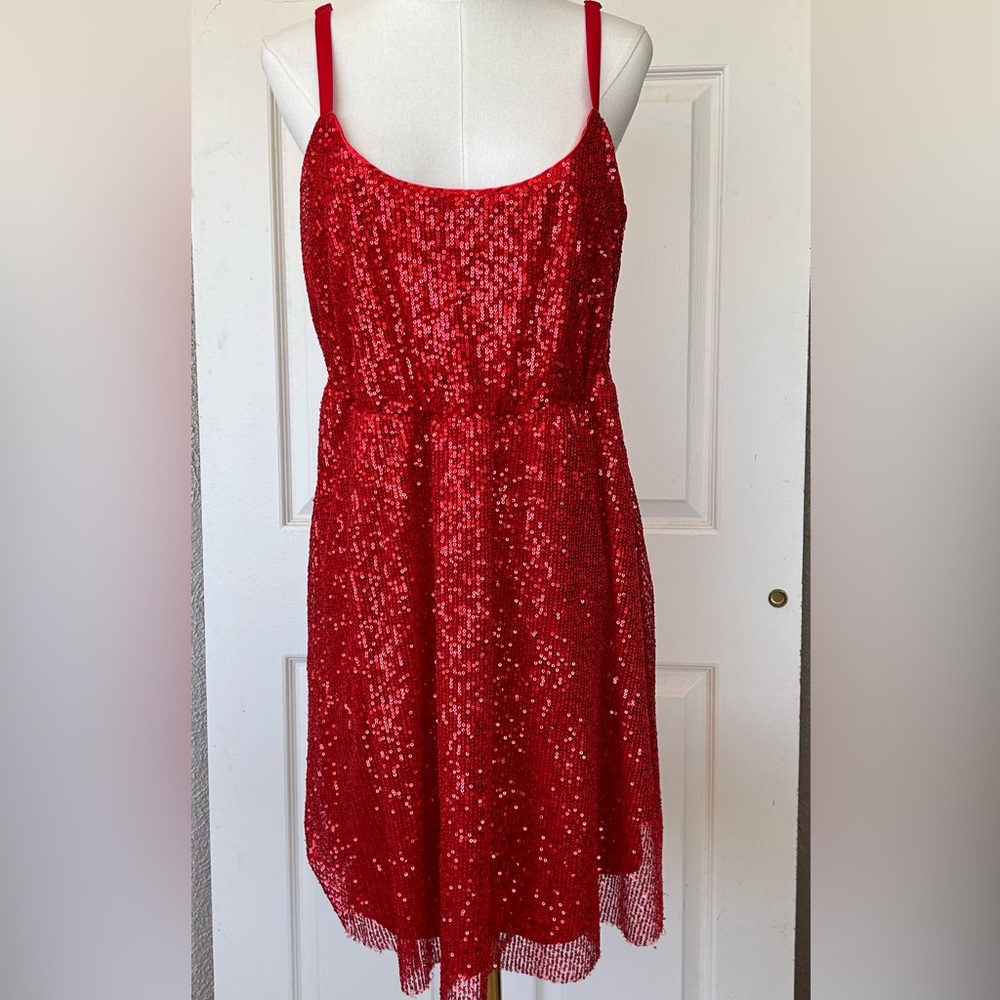Torrid Brand Women’s Sequined‎ Dress Adjustable Straps Lined Torrid Size 00